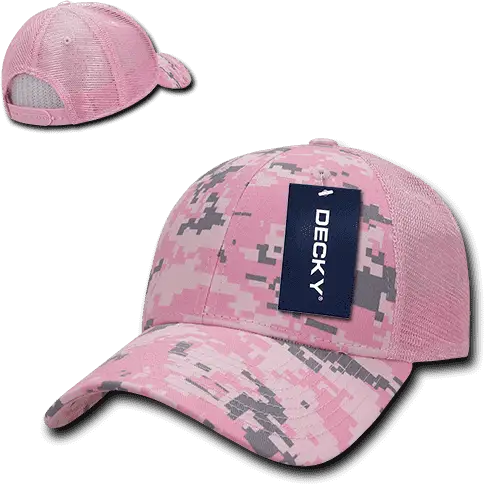Decky 218 Structured Camo Trucker Cap - Pkd