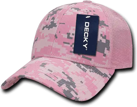 Decky 218 Structured Camo Trucker Cap - Pkd
