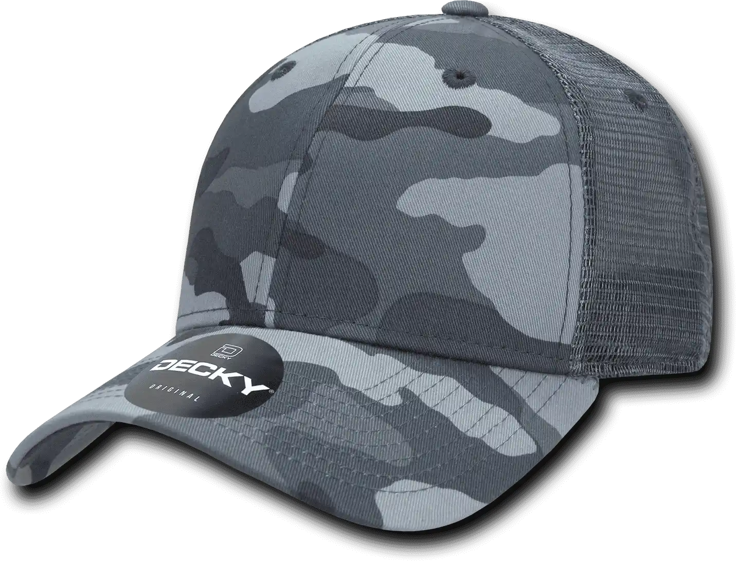 Decky 218 Structured Camo Trucker Cap Urban / one Size Fits Most