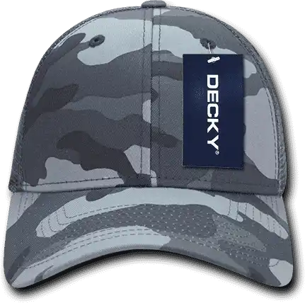 Decky 218 Structured Camo Trucker Cap Urban / one Size Fits Most