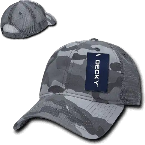 Decky 225 Relaxed Camo Trucker Cap Urban / one Size Fits Most
