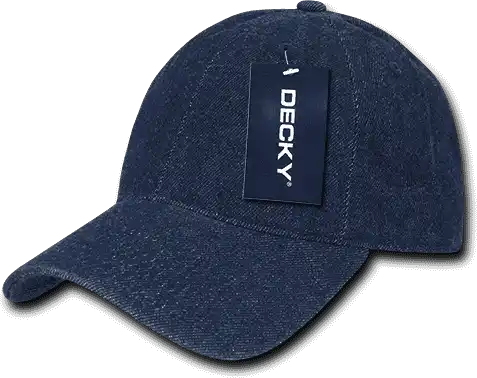 Decky 235 Relaxed Heavy Duty Denim Cap Dark Blue Navy / one Size Fits Most