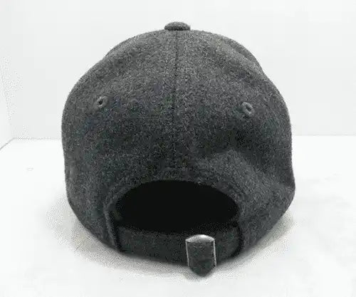 Decky 236 Low Crown Melton Caps - Charcoal Black