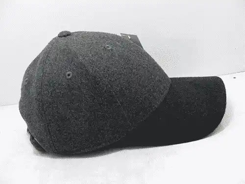 Decky 236 Low Crown Melton Caps - Charcoal Black