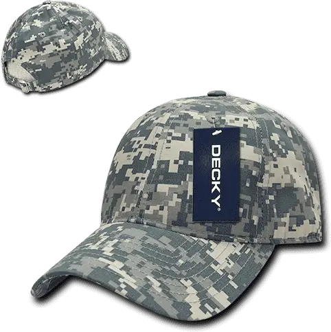 Decky 239 Low Crown Relaxed Ripstop Cap - Army Digicam