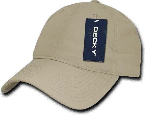 Decky 239 Low Crown Relaxed Ripstop Cap - Khaki