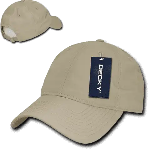 Decky 239 Low Crown Relaxed Ripstop Cap - Khaki - one Size Fits Most