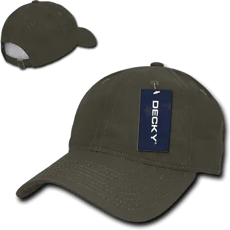 Decky 239 Low Crown Relaxed Ripstop Cap Olive Drab / one Size Fits Most