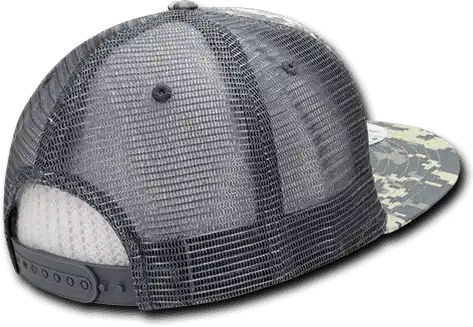 Decky 241 Ripstop Flat Bill Trucker Cap - Army Digicam - one Size Fits Most