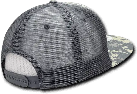 Decky 241 Ripstop Flat Bill Trucker Cap - Army Digicam - one Size Fits Most