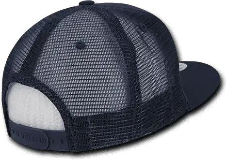 Decky 241 Ripstop Flat Bill Trucker Cap - Navy - one Size Fits Most