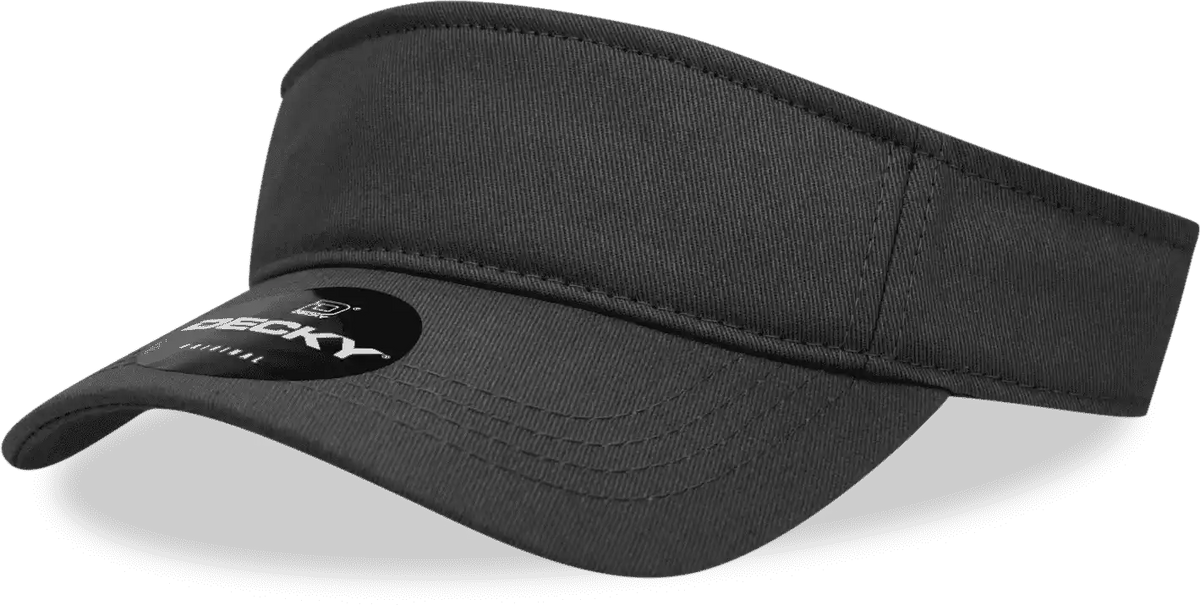 Decky 3001 Sports Visor Black / one Size Fits Most