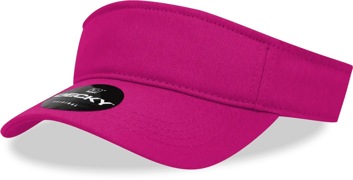Decky 3001 Sports Visor Hot Pink / one Size Fits Most