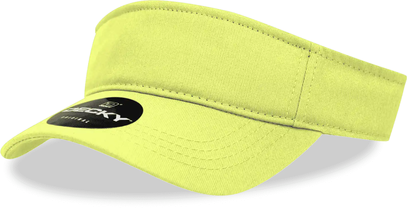 Decky 3001 Sports Visor - Lemon - Lime / one Size Fits Most