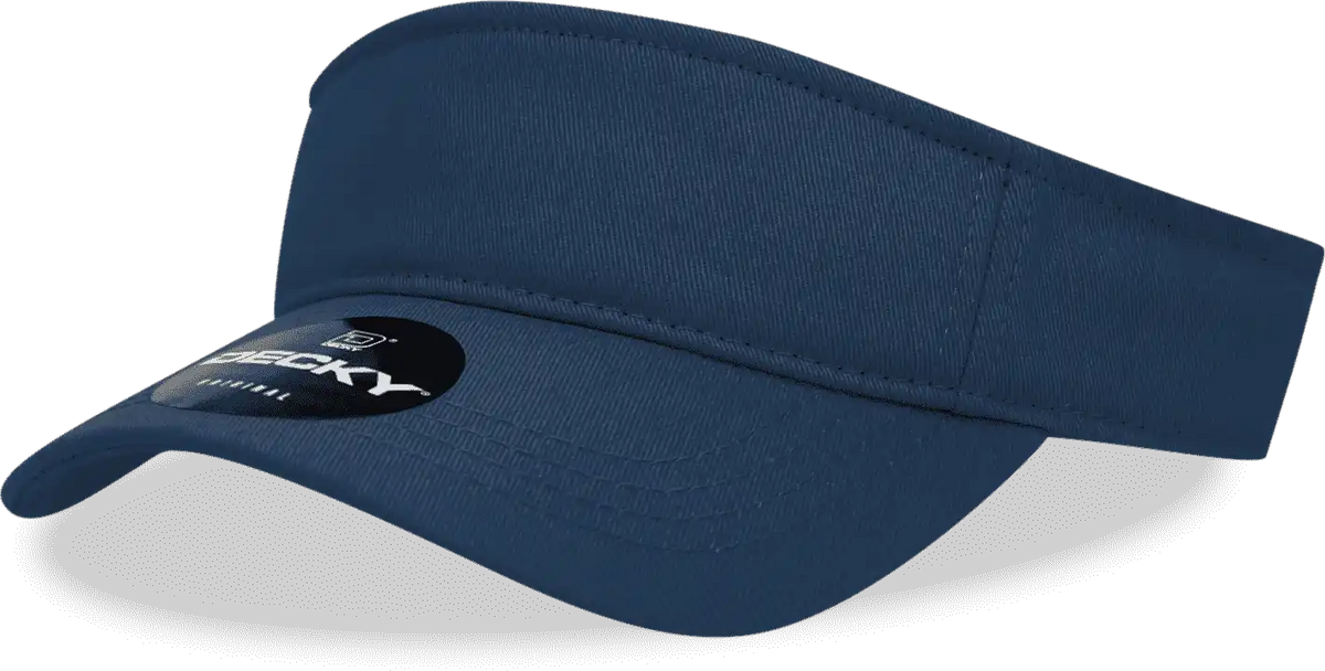 Decky 3001 Sports Visor Navy / one Size Fits Most