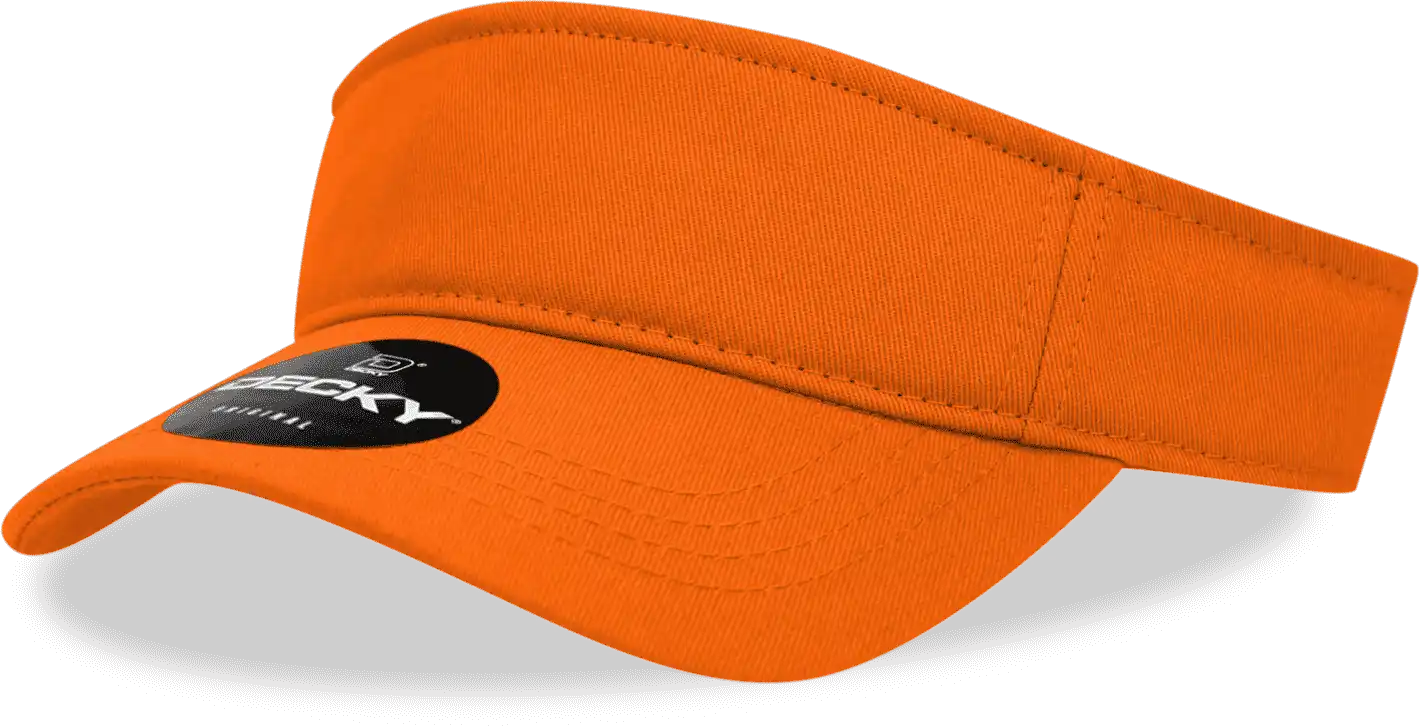 Decky 3001 Sports Visor - Orange - one Size Fits Most