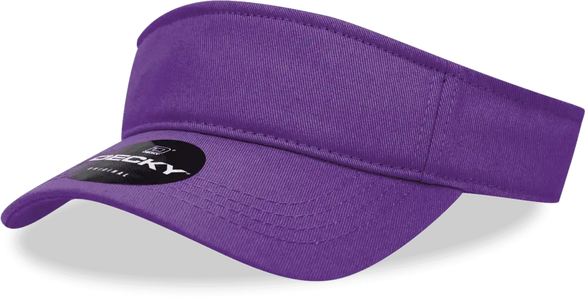 Decky 3001 Sports Visor Purple / one Size Fits Most