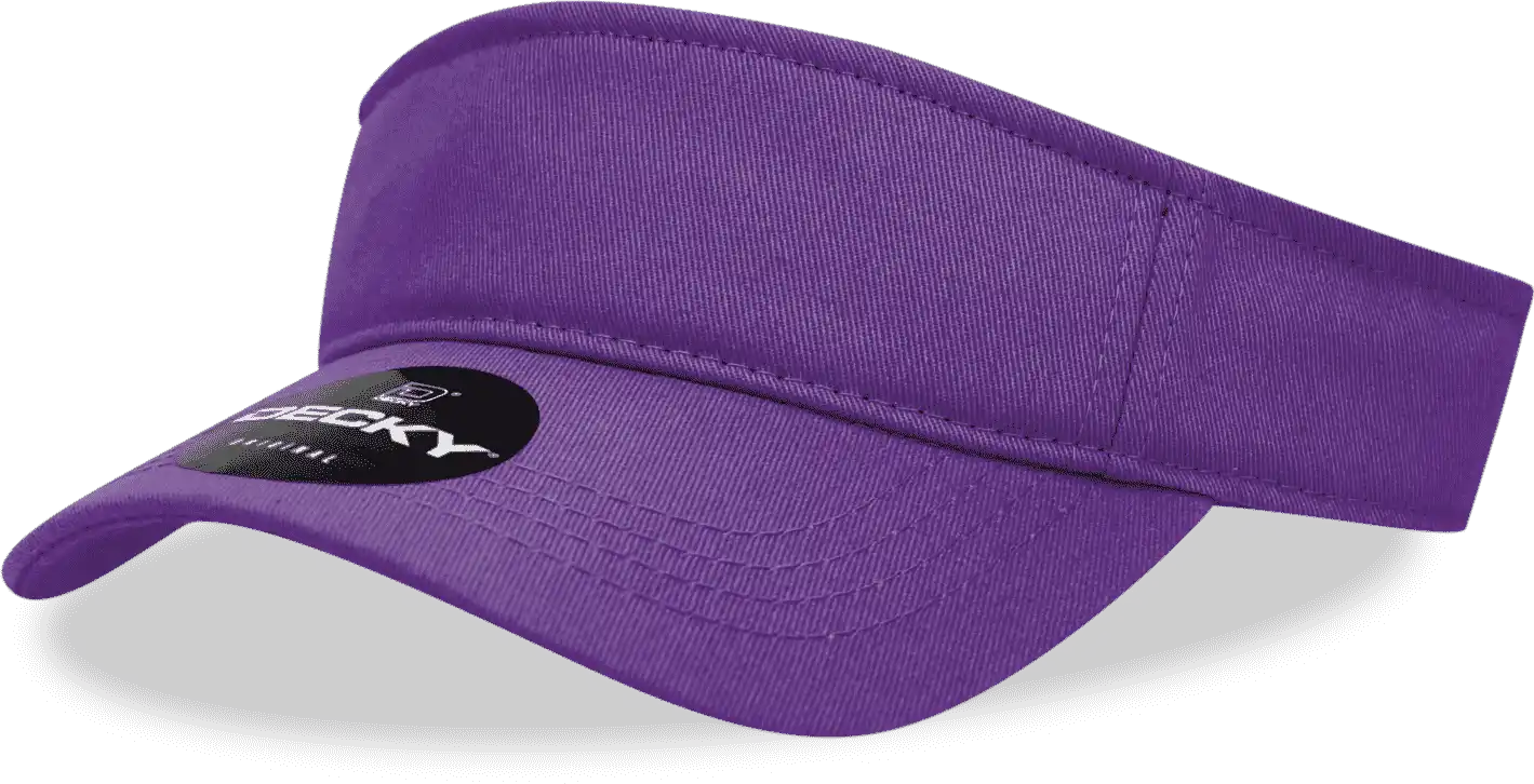 Decky 3001 Sports Visor Purple / one Size Fits Most