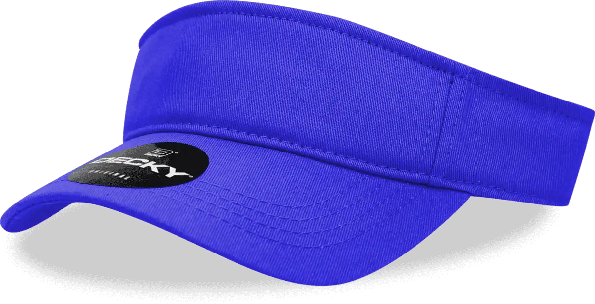 Decky 3001 Sports Visor Royal / one Size Fits Most