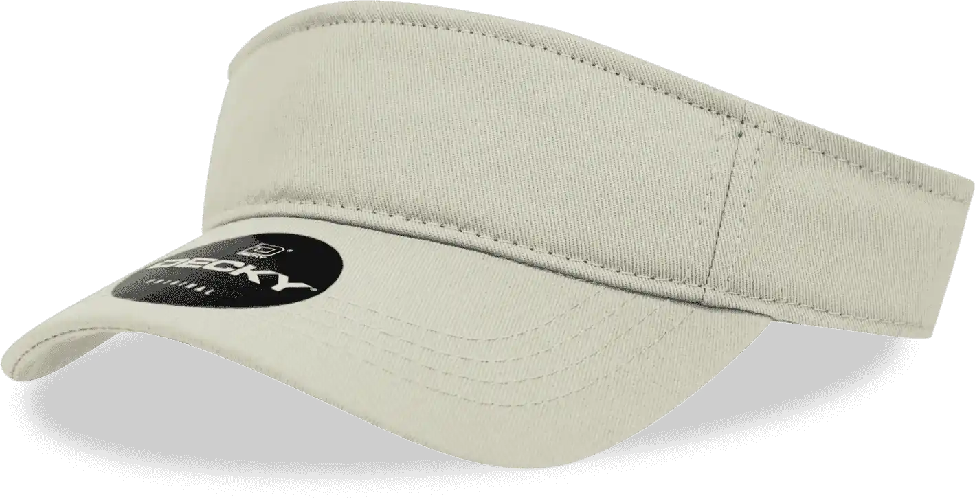 Decky 3001 Sports Visor - Stone - Ivory / one Size Fits Most