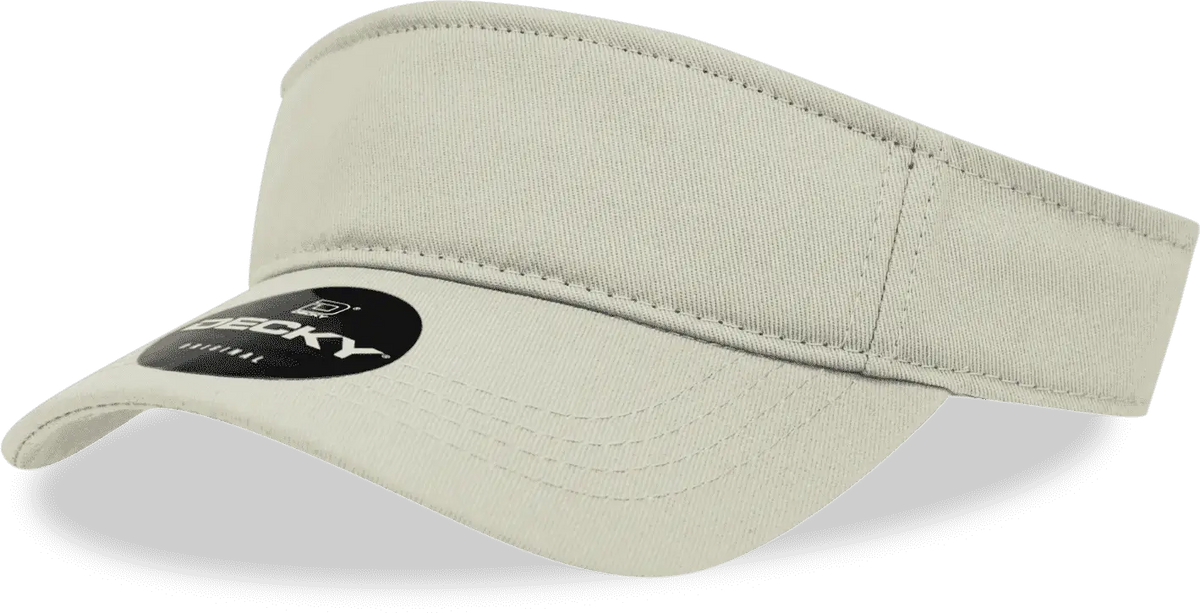Decky 3001 Sports Visor - Stone - Ivory / one Size Fits Most