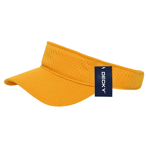 Decky 3014 Mesh Jersey Visor - Gold