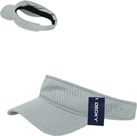 Decky 3014 Mesh Jersey Visor - Gray