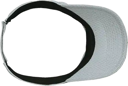 Decky 3014 Mesh Jersey Visor - Gray - one Size Fits Most