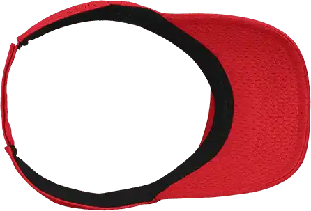 Decky 3014 Mesh Jersey Visor - Red - one Size Fits Most
