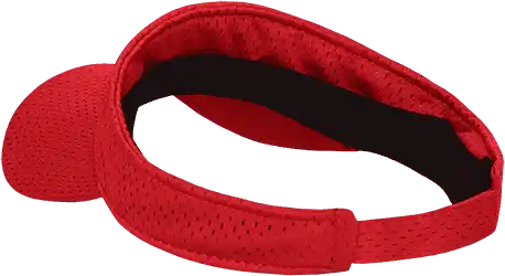 Decky 3014 Mesh Jersey Visor - Red - one Size Fits Most