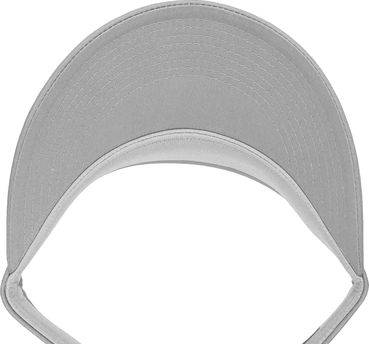 Decky 3015 High Profile Cotton Visor - Gray - one Size Fits Most