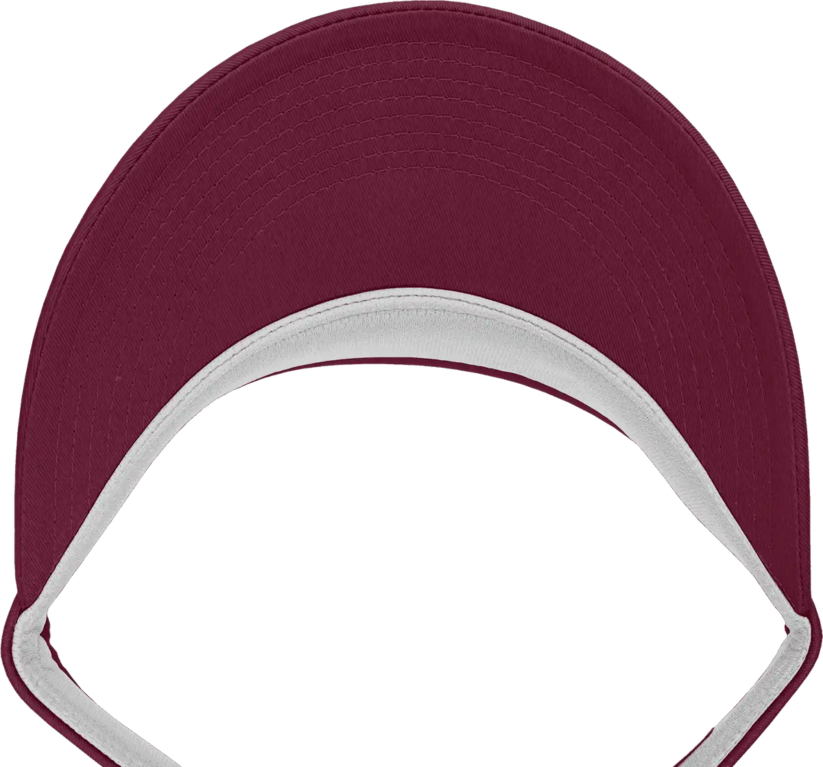 Decky 3015 High Profile Cotton Visor - Maroon - one Size Fits Most