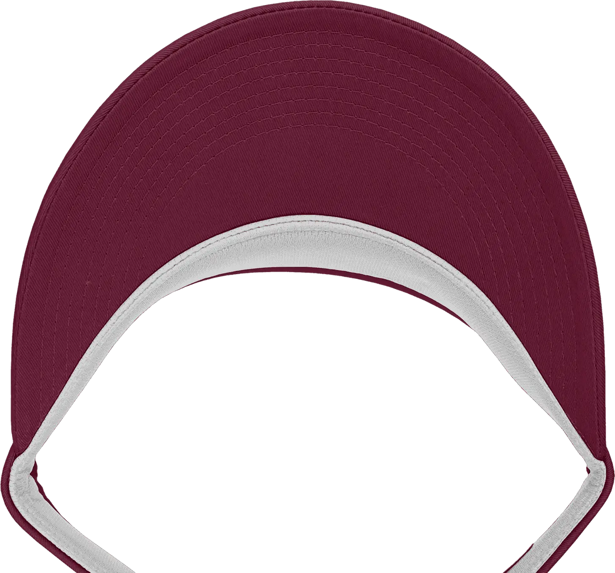 Decky 3015 High Profile Cotton Visor - Maroon - one Size Fits Most