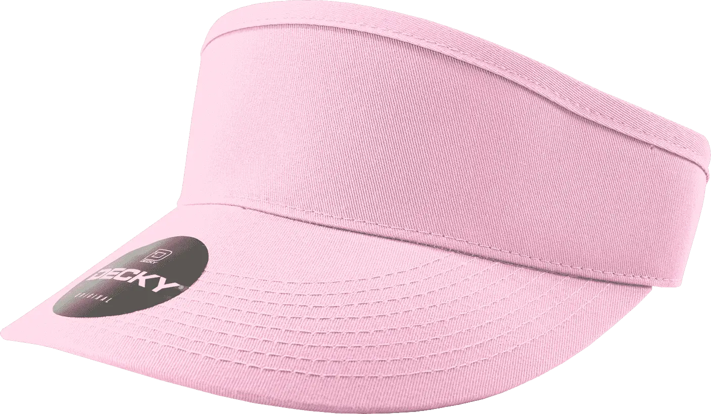 Decky 3015 High Profile Cotton Visor - Pink