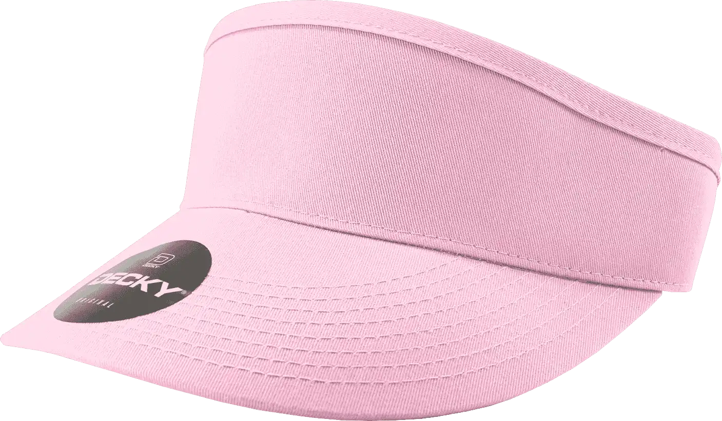 Decky 3015 High Profile Cotton Visor - Pink - one Size Fits Most
