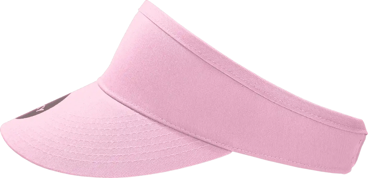 Decky 3015 High Profile Cotton Visor - Pink - one Size Fits Most
