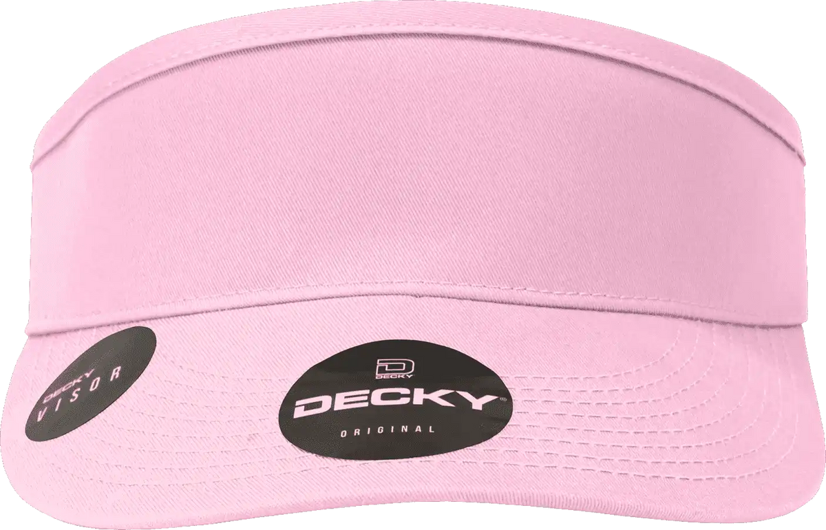Decky 3015 High Profile Cotton Visor - Pink - one Size Fits Most