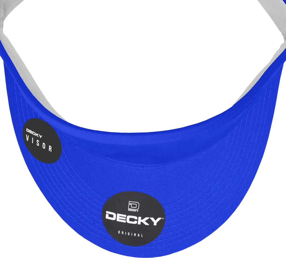 Decky 3015 High Profile Cotton Visor - Royal