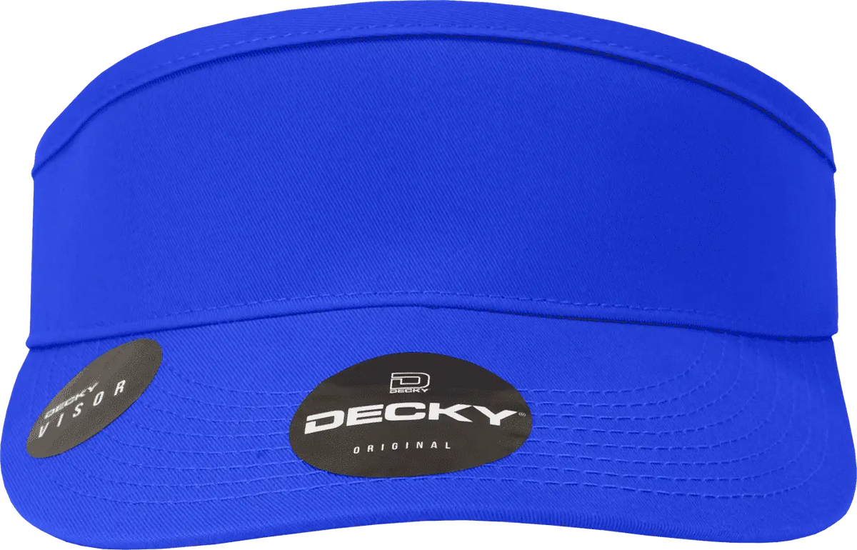 Decky 3015 High Profile Cotton Visor - Royal