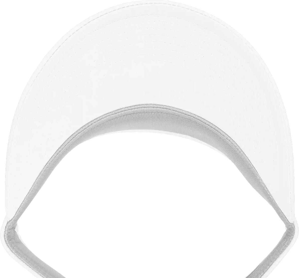 Decky 3015 High Profile Cotton Visor - White - one Size Fits Most