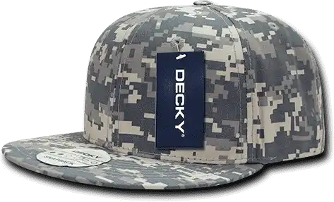 Decky 360 Ripstop Snapback Cap - Army Digicam - one Size Fits Most