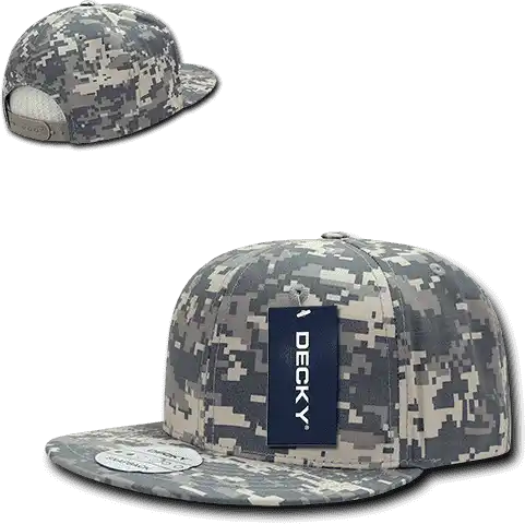 Decky 360 Ripstop Snapback Cap - Army Digicam - one Size Fits Most