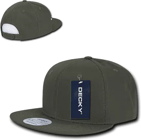 Decky 360 Ripstop Snapback Cap - Olive Drab