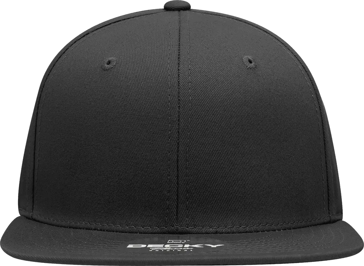Decky 361 Cotton Snapback Cap - Black - one Size Fits Most