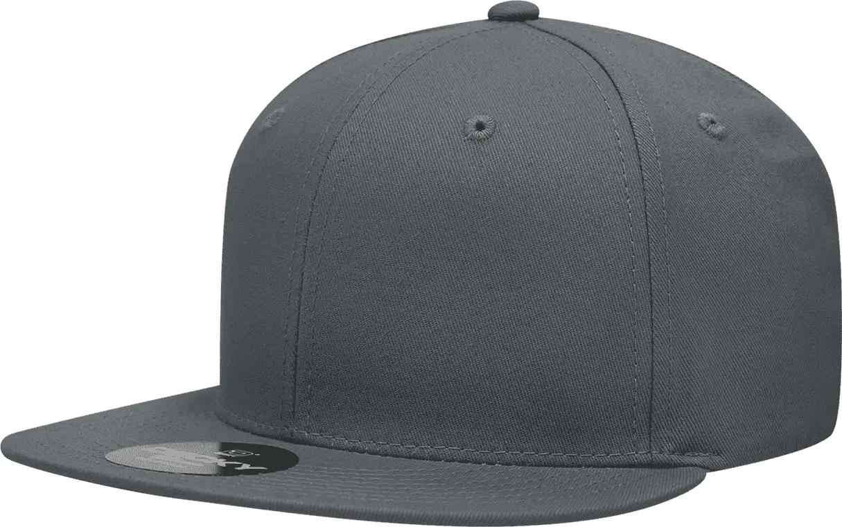 Decky 361 Cotton Snapback Cap - Charcoal