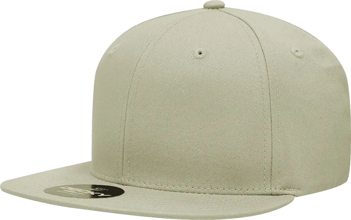 Decky 361 Cotton Snapback Cap - Khaki