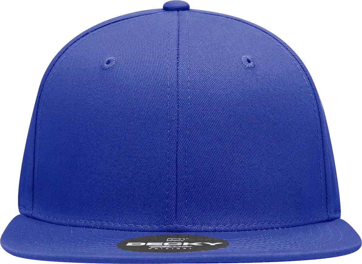 Decky 361 Cotton Snapback Cap Royal / one Size Fits Most
