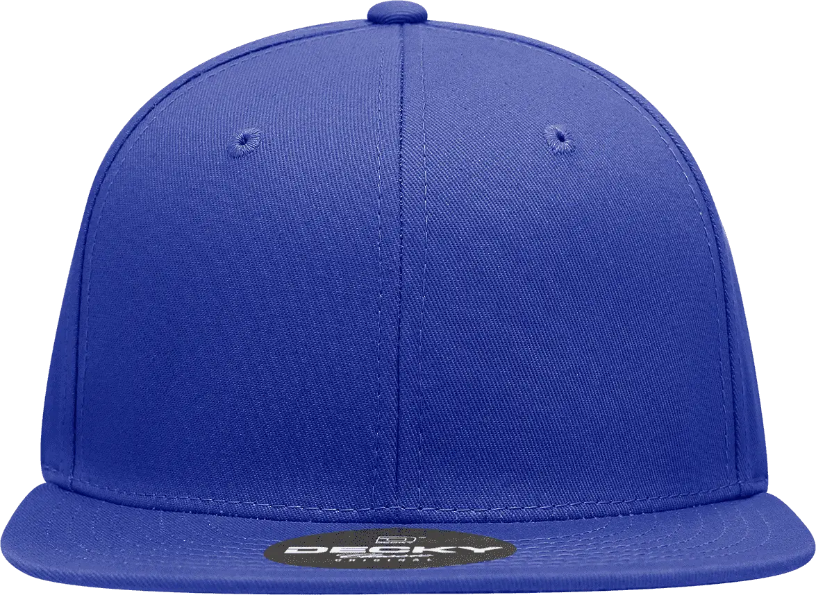 Decky 361 Cotton Snapback Cap - Royal - one Size Fits Most