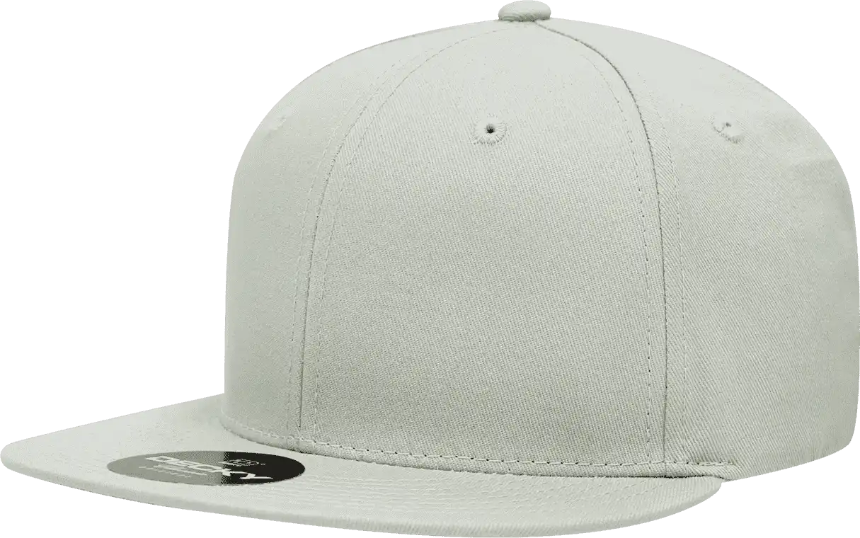Decky 361 Cotton Snapback Cap - Stone - Ivory / one Size Fits Most