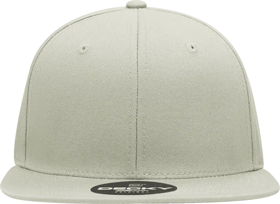 Decky 361 Cotton Snapback Cap - Stone - Ivory / one Size Fits Most
